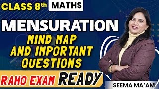 Mensuration Class 8 | Most Important Questions &amp; Mind Map | Exam Special | NCERT Class 8th Maths