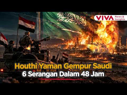 Houthi Ngamuk! 6 Operasi Militer Hantam Fasilitas Minyak dan Bandara Saudi