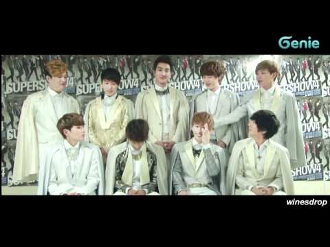 [120605 'Genie'] Members' reactions when Kyu passes Ming a mic XD