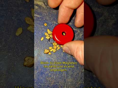 ECHTES Gold erkennen, ganz EINFACH! Mit Haushaltsmittel. ✌🏻😁 #Goldwaschen #outdoor #golddoktor