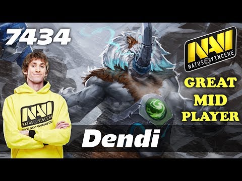 Dendi Magnus GREAT MID PLAYER | 7434 MMR Dota 2