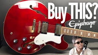 Video thumbnail for Epiphone Noel Gallagher Riviera FULL REVIEW by Play and Trade Guitars