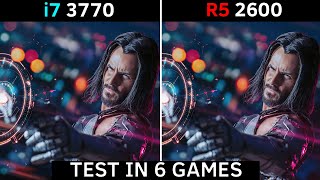 Video thumbnail for Ryzen 5 2600 vs Core i7 3770 Tested in 6 Games | Intel Ryzen Comparison by GamesOracle