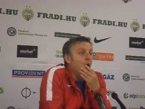 Tomislav Sivic: Csodálatosak a szurkolok.