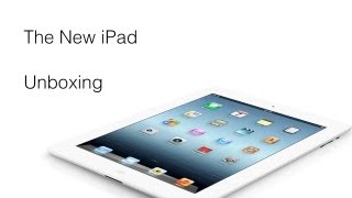 The New Apple iPad Unboxing and Blue Smart Cover