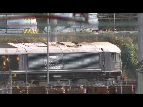 Network Rail Engineers Freight Move DRS 66433 6K05 Carnforth 25/10/2022