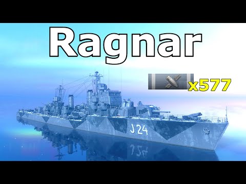 World of WarShips Ragnar - 4 Kills 304K Damage
