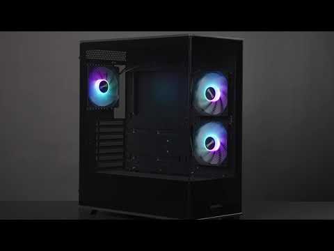 Raidmax Infinita i801 Tempered Glass Aqua View Case - Corner
