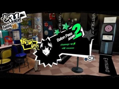 Playing darts with Akechi