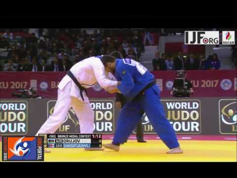 Judo Grand Slam Baku 2017 Bronze -73kg ORUJOV Rustam (AZE) vs. SHAVDATUASHVILI Lasha (GEO)