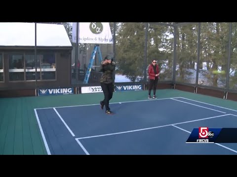 Tennis in the winter? Platform tennis tournament underway