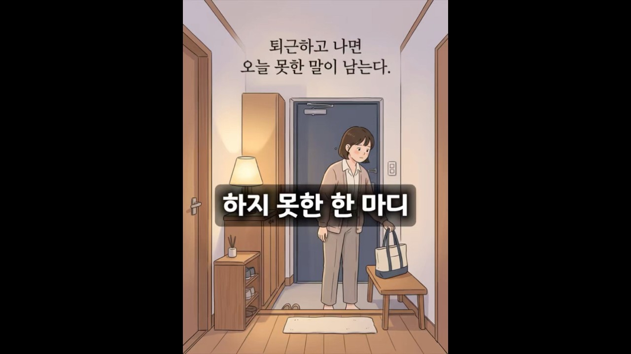 하지 못한 한 마디 💬