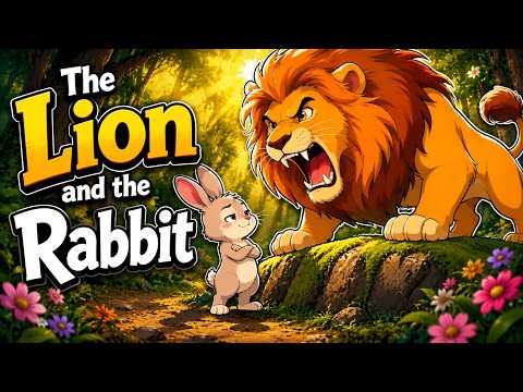 The Lion and the Rabbit | English Animated Story for Kids 🐰 | Learning Booster