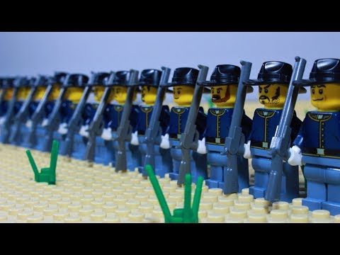 The Battle of the Little Bighorn - stop motion (Custer's Last Stand)