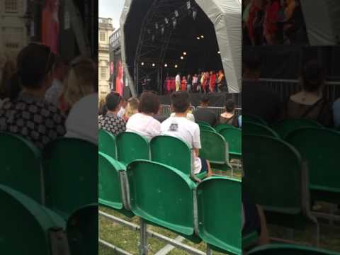 Lewisham and Greenwich NHS choir at Greenwich