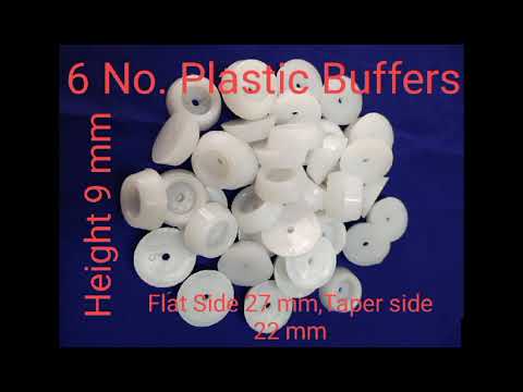 Plastic hardware buffers