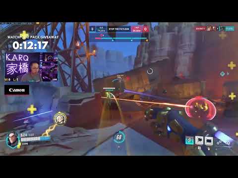 KarQ BLOCKS a Zarya Grav with his shield