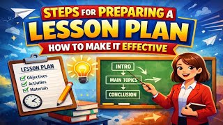 How To create an Effective Lesson Plan | Step-by- Step Guide