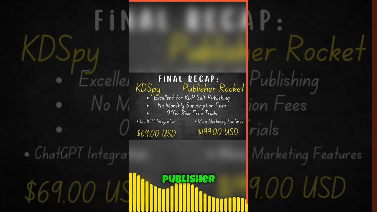 Choosing Between KDSPY and Publisher Rocket for Self Publishing
