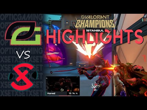[OpTic Gaming vs XSET] Playoffs - HIGHLIGHTS | Valorant Champions 2022