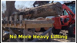 Efficient Firewood Production Setup | Simple Stands for Faster Splitting