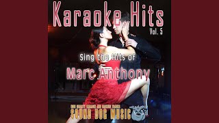 No One (Karaoke Version) (Originally Performed By Marc Anthony)