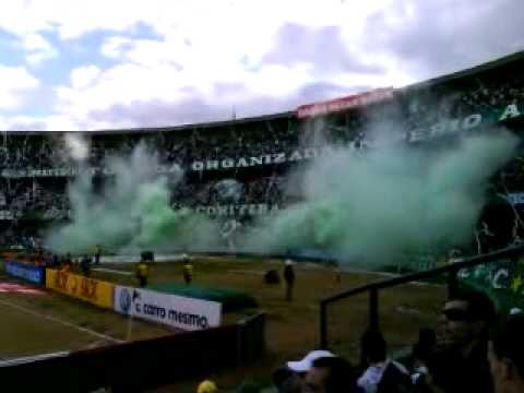 Coritiba 5 x 0 Flamengo - Entrada do Coxa