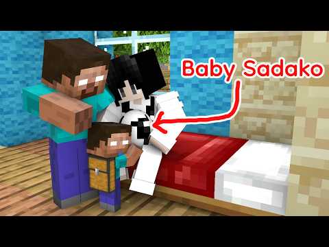 Baby Herobrine Has a new Baby Sister ❤️ Minecraft Animation