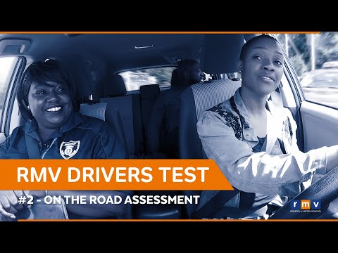 RMV Drivers Test - Driving the Car