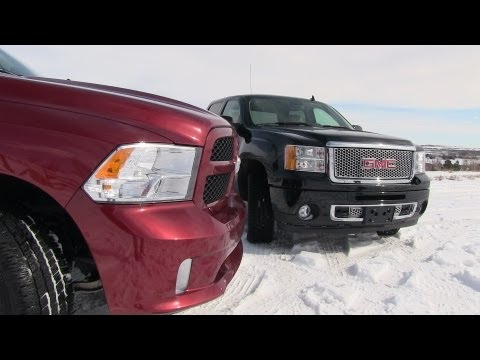 2013 GMC Sierra Denali vs Ram 1500 Pickup Compared