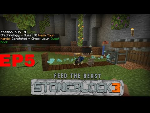 Let's Play's Stoneblock 3 FTB Version 1.5.1 market Place Map EP5