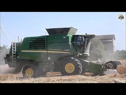 JD - T560i & 6250R - Visini TETRA - Agrifutura Group - Trebbiatura frumento 2022