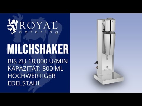 Video - Milchshaker - 800 ml - 18.000 U/min