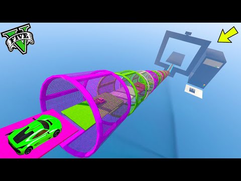 GTA 5 ONLINE 🐷 MEGA RAMP PC 200,000% EPIC !!! 🐷 GIVES !!