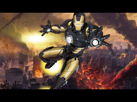 IRON MAN BLACK EDITION DRAWING using iPAD and ProCreate