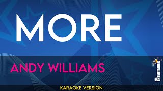 More - Andy Williams (KARAOKE)