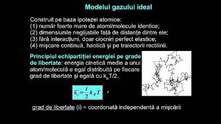 Principiul echipartiţiei energiei. Formula fundamentală.
