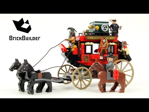 Lego Lone Ranger 79108 Stagecoach Escape - Lego Speed build