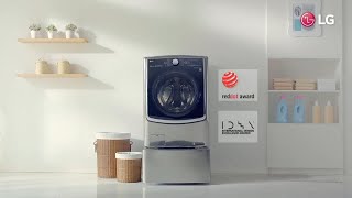 Video 1 of Product LG TWINWash Washer-Dryer Bundle with LG SideKick