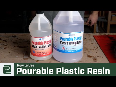 Resin Casting Tutorial: Pouring Liquid Plastic Resin into a Mold 