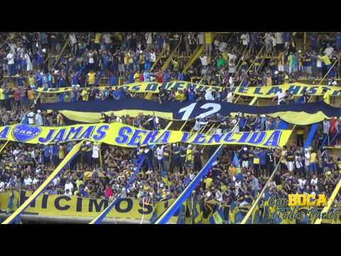 "Llora River el Ciclon y la Academia + GOL + FIESTA / BOCA-DYJ 2015" Barra: La 12 &bull; Club: Boca Juniors