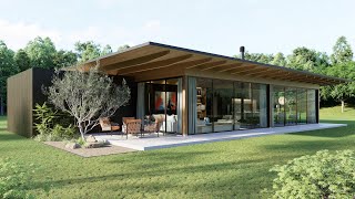 Casa Moderna Integrada à Natureza | Projeto Funcional e Aconchegante