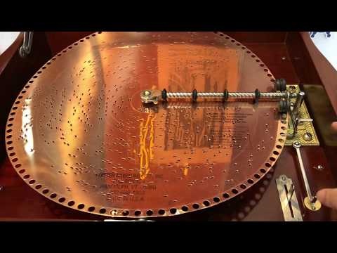 Regina Serpentine music box plays “Greensleeves” song