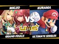 UAS Finale GRAND FINALS MkLeo Pyra Mythra Byleth Vs Kurama Mario Smash Ultimate SSBU