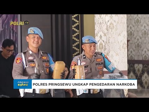 POLRES PRINGSEWU UNGKAP PENGEDARAN NARKOBA