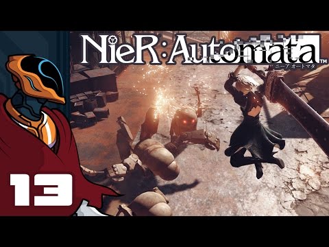 Let's Play NieR: Automata - PS4 Gameplay Part 13 - For The King!