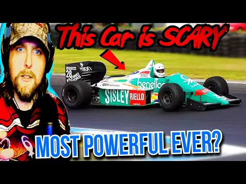 NASCAR Fan Reacts to the 1350 HP Benetton B186 BMW F1 Turbo