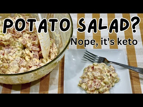 Keto / Low Carb Potato Salad That Tastes REAL? (Radish Hack)