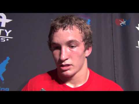 Junior Freestyle 145 pound champion Anthony Collico of Ohio