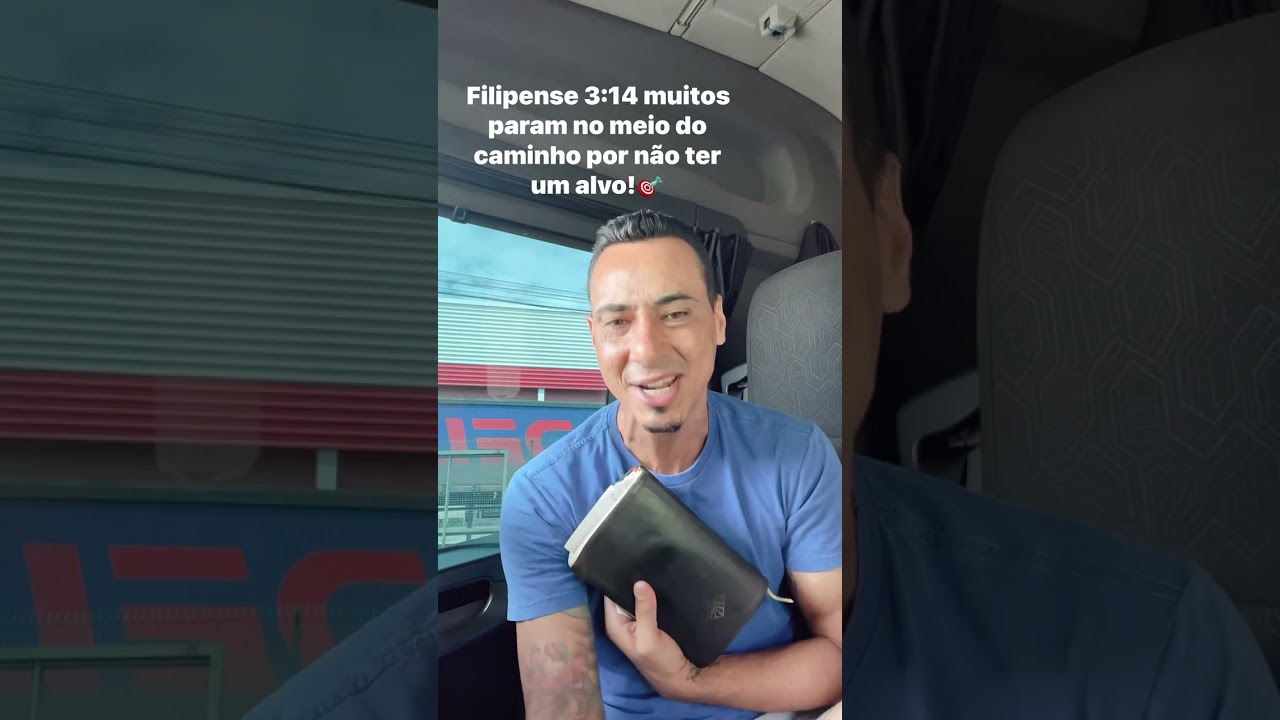Filipense 3:14 muitos param no meio do caminho por não ter um alvo!🎯